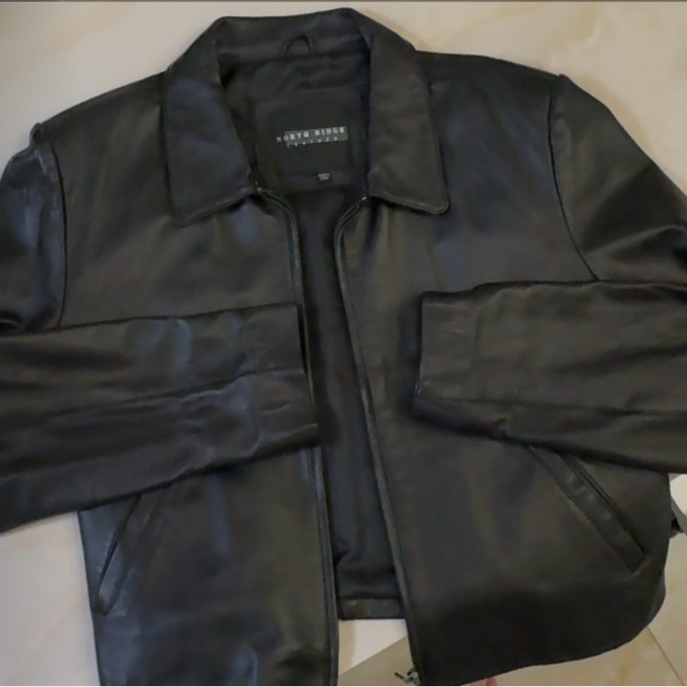 Genuine Black Leather Jacket